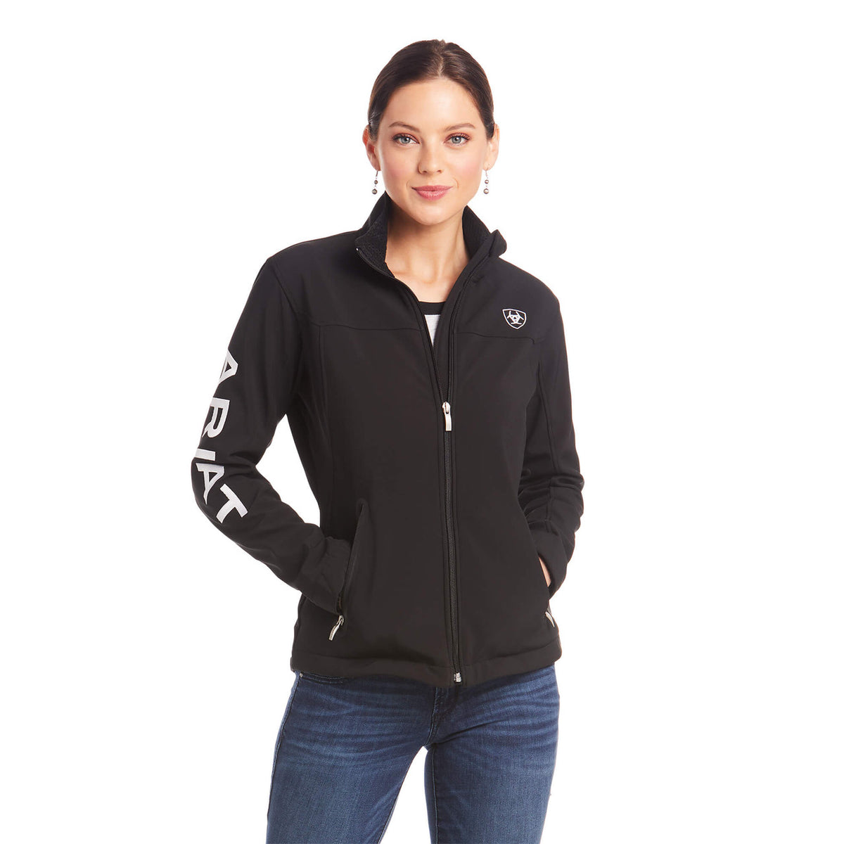 Ariat 10019206 women's New Team softshell jacket in black