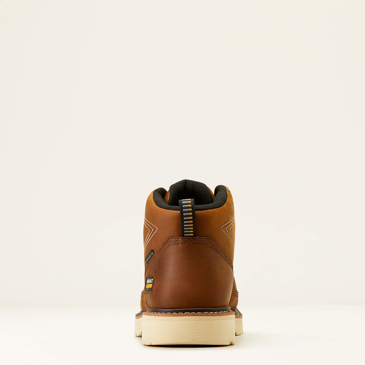 Ariat 10050837 Rebar Lift Chukka composite toe work boot heel view, available at Teres Western Wear in Dallas