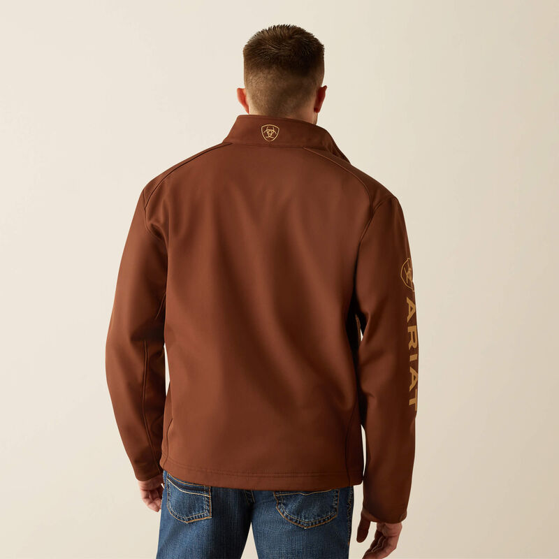 ARIAT JACKET MEN 10058156 Logo 2.0 Softshell Jacket BROWN