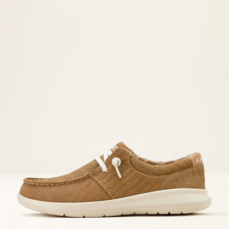 10061344 Hilo Shoe TAN WOVEN EMBOSS
