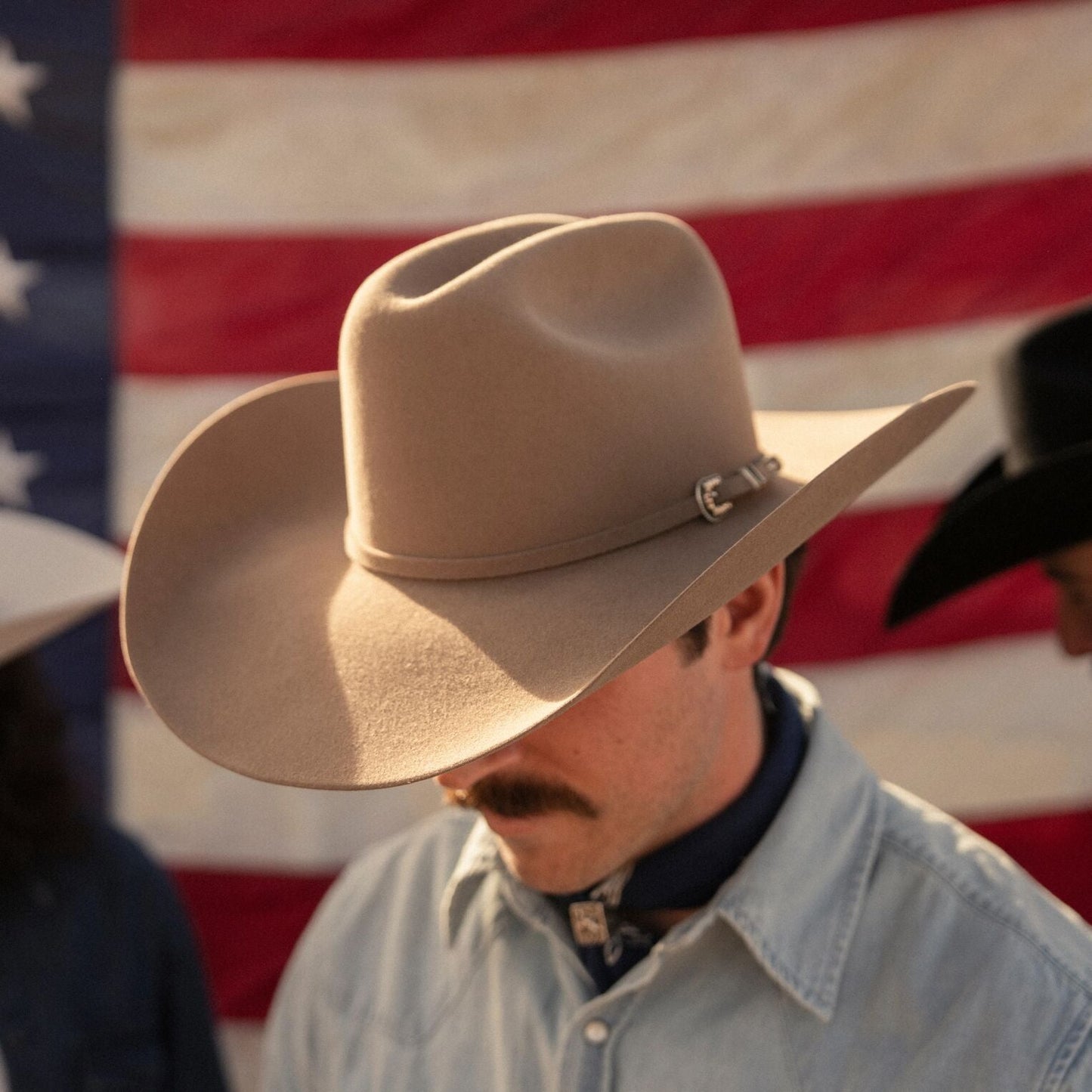 Stetson Skyline 6X USA 250 Edition in Sahara, worn view