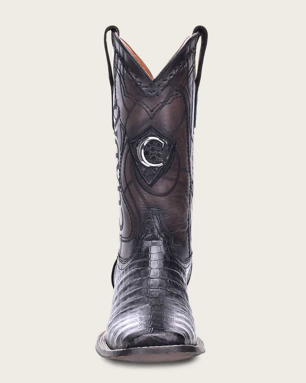 CUADRA CU745 MN ATLANTIC BLACK SAND CAIMAN LASER & EMBROIDERY SQU