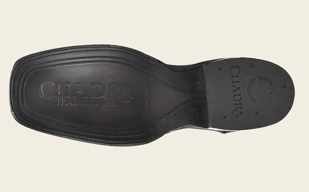 CUADRA CU745 MN ATLANTIC BLACK SAND CAIMAN LASER & EMBROIDERY SQU