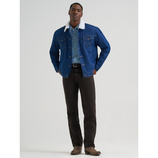 Chamarra de Mezclilla Wrangler con Forro de Borrega para Hombre - 1074255PW