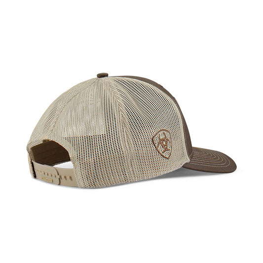 Ariat Men's Brown USA Flag Bull Richardson 112 Snapback Cap A300046002