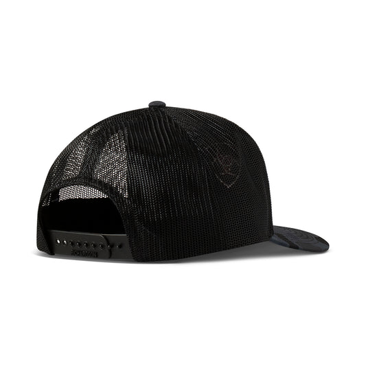 Ariat Men's Navy Camo 3D Embroidery Richardson 112 Snapback Cap A300090103