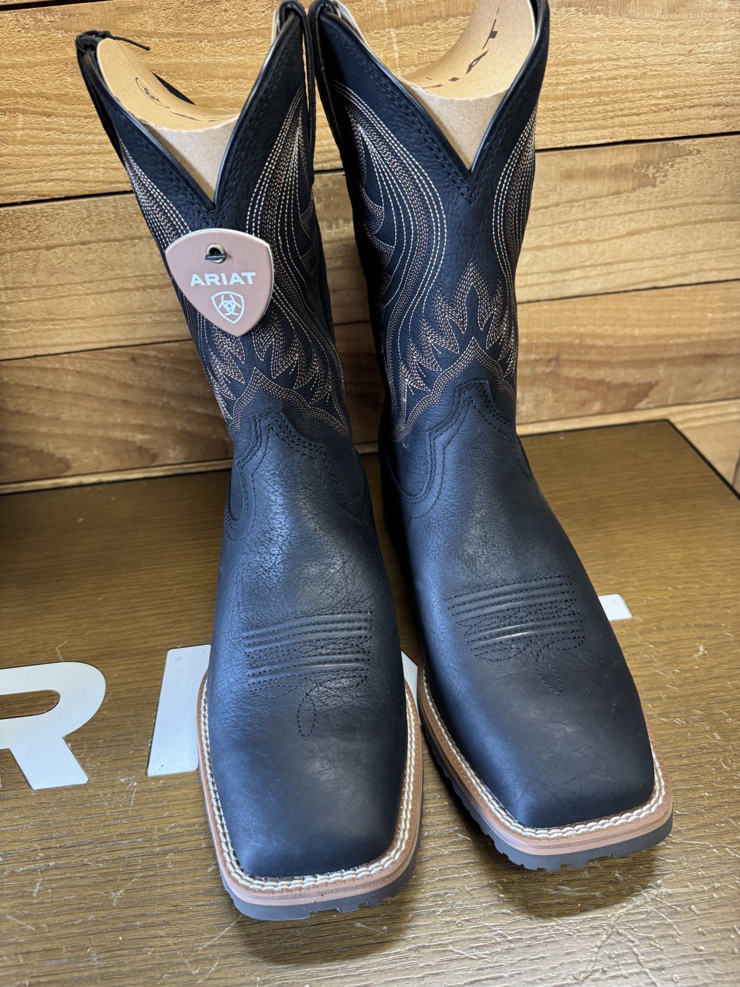 ARIAT 10061277 MN Hybrid Rancher Western Boot JASPER BLACK