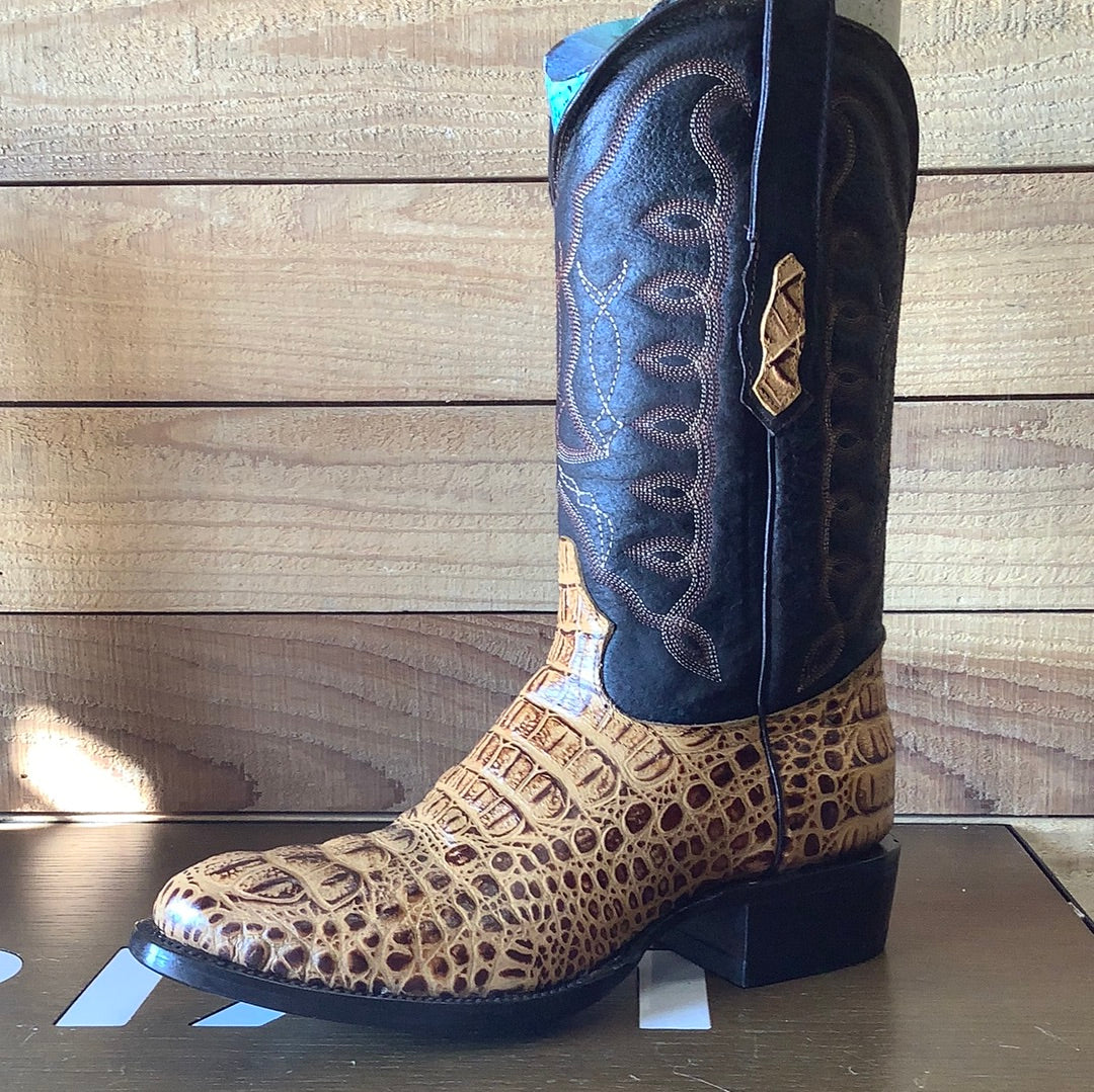 REPARO PRINT CAIMAN HORNBACK BROWN SUAVEL TOP - RPE201217