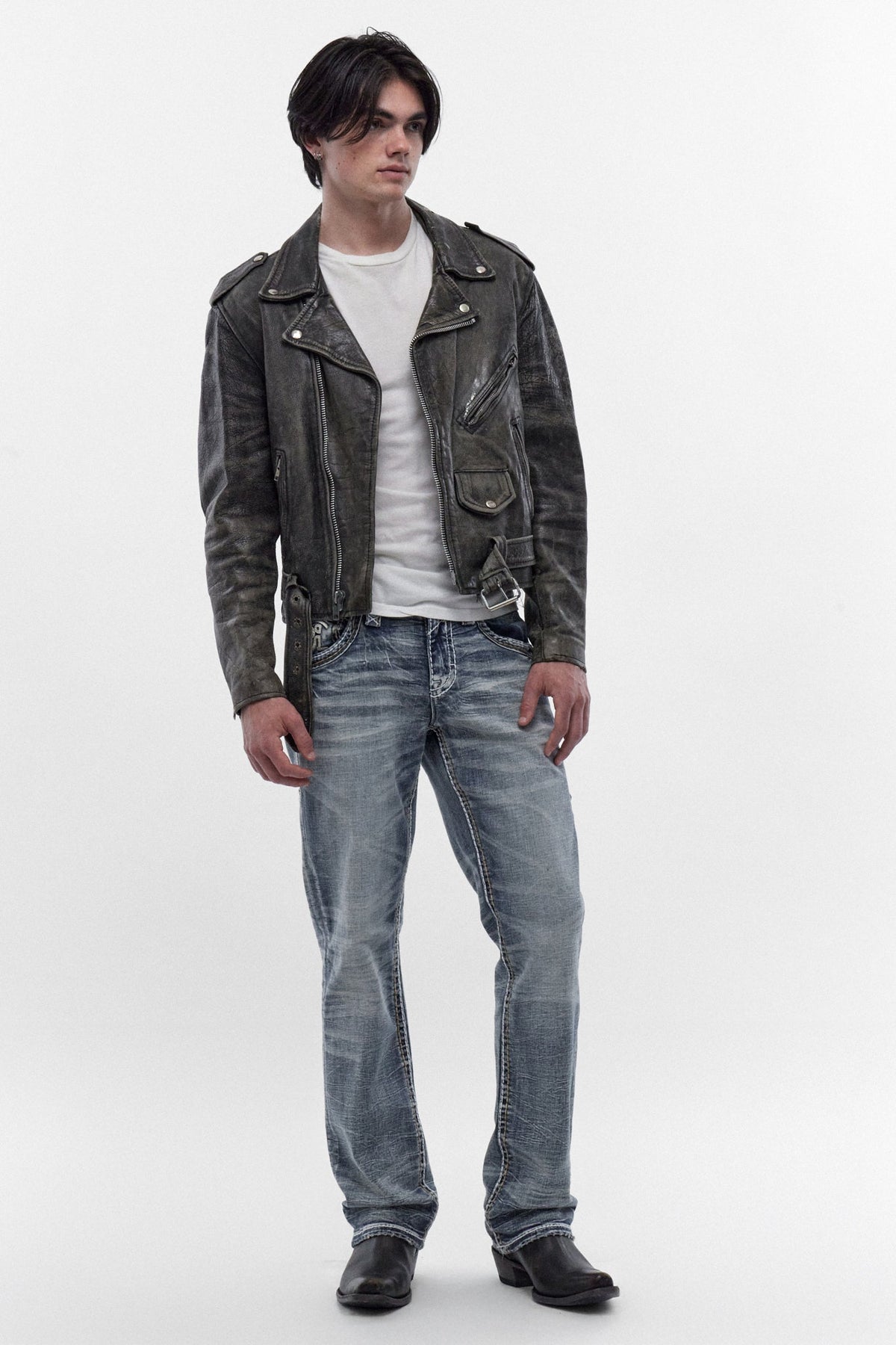 Rock Revival Men's Hart Light Blue Bootcut Jean RP5798B202R - photo 5