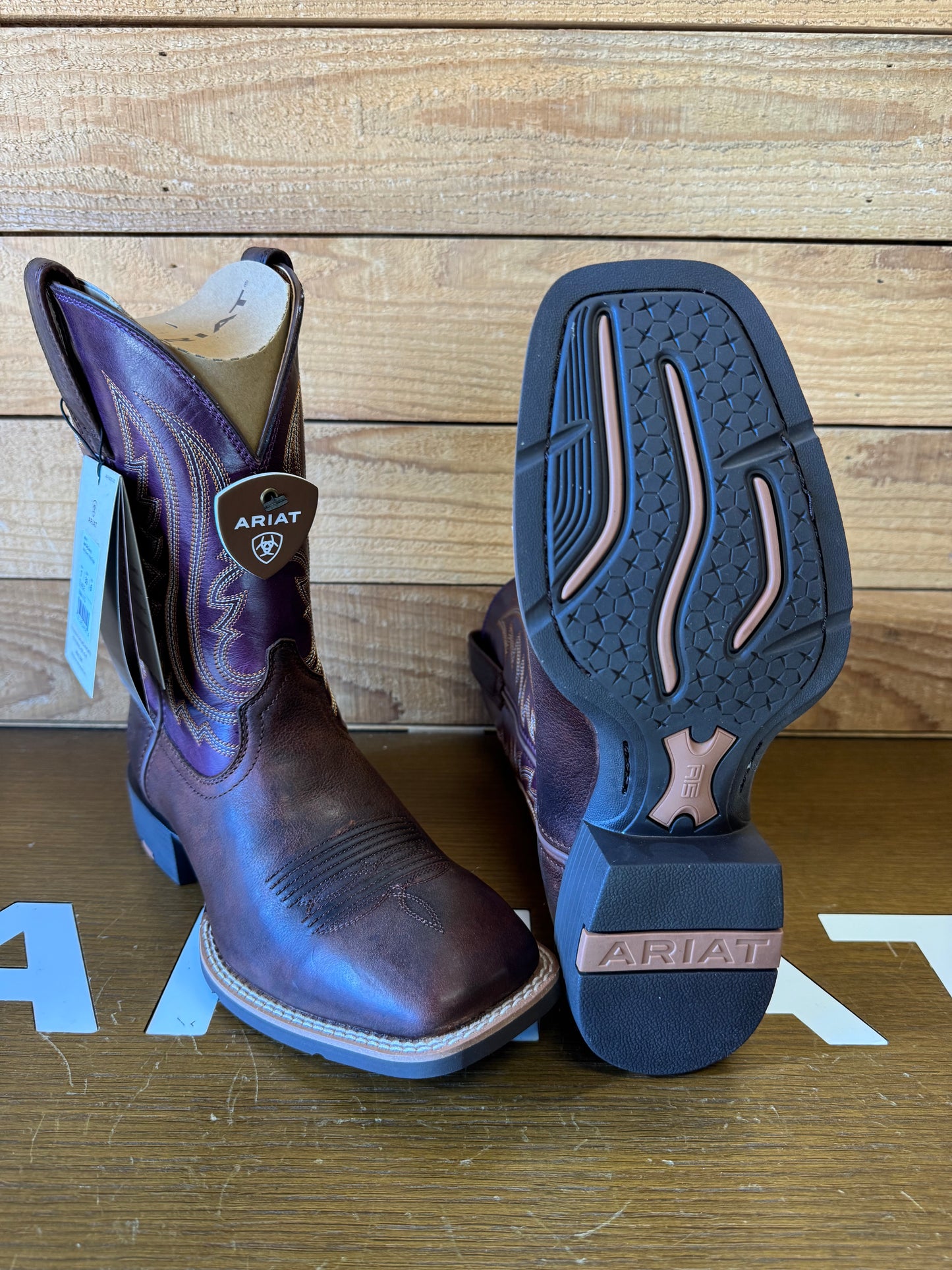 ARIAT 10061172 Men Sport Big Country Cowboy Boot Barley Brown EE