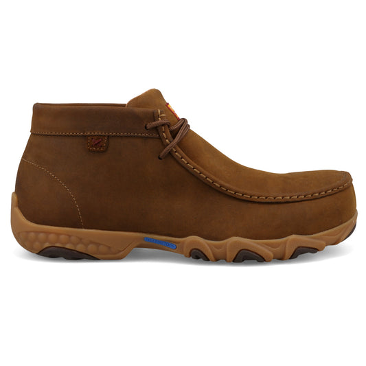 Twisted X MDMXN01 work chukka driving moc, moc toe top view