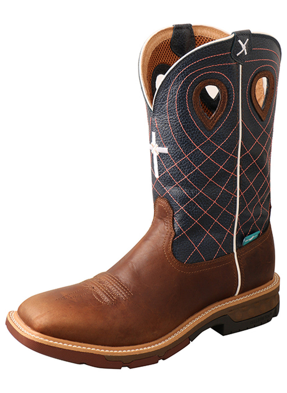 TWISTED X MEN'S 12" WESTERN WORK BOOT - MXBW001