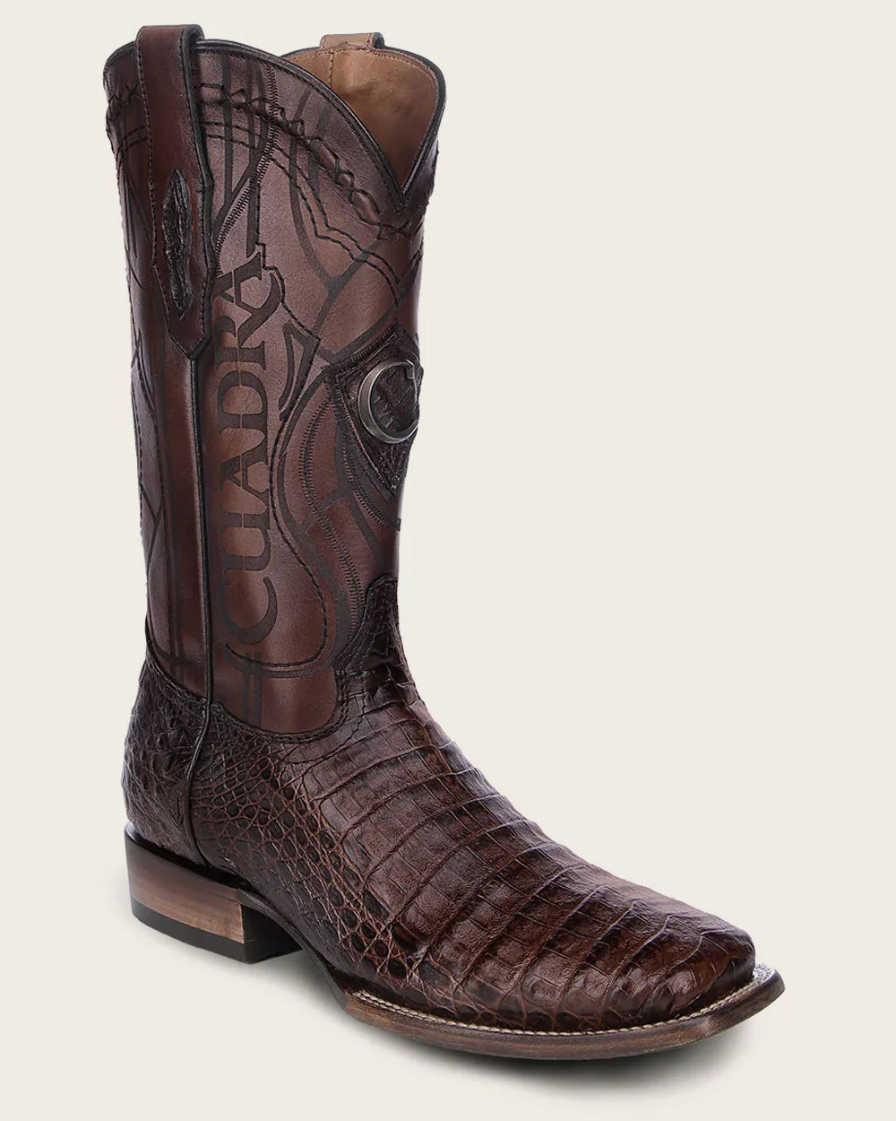 CUADRA CU456 EE MN COPPER CAIMAN LASER & EMBROIDERY SQUA TOE 3Z10FY