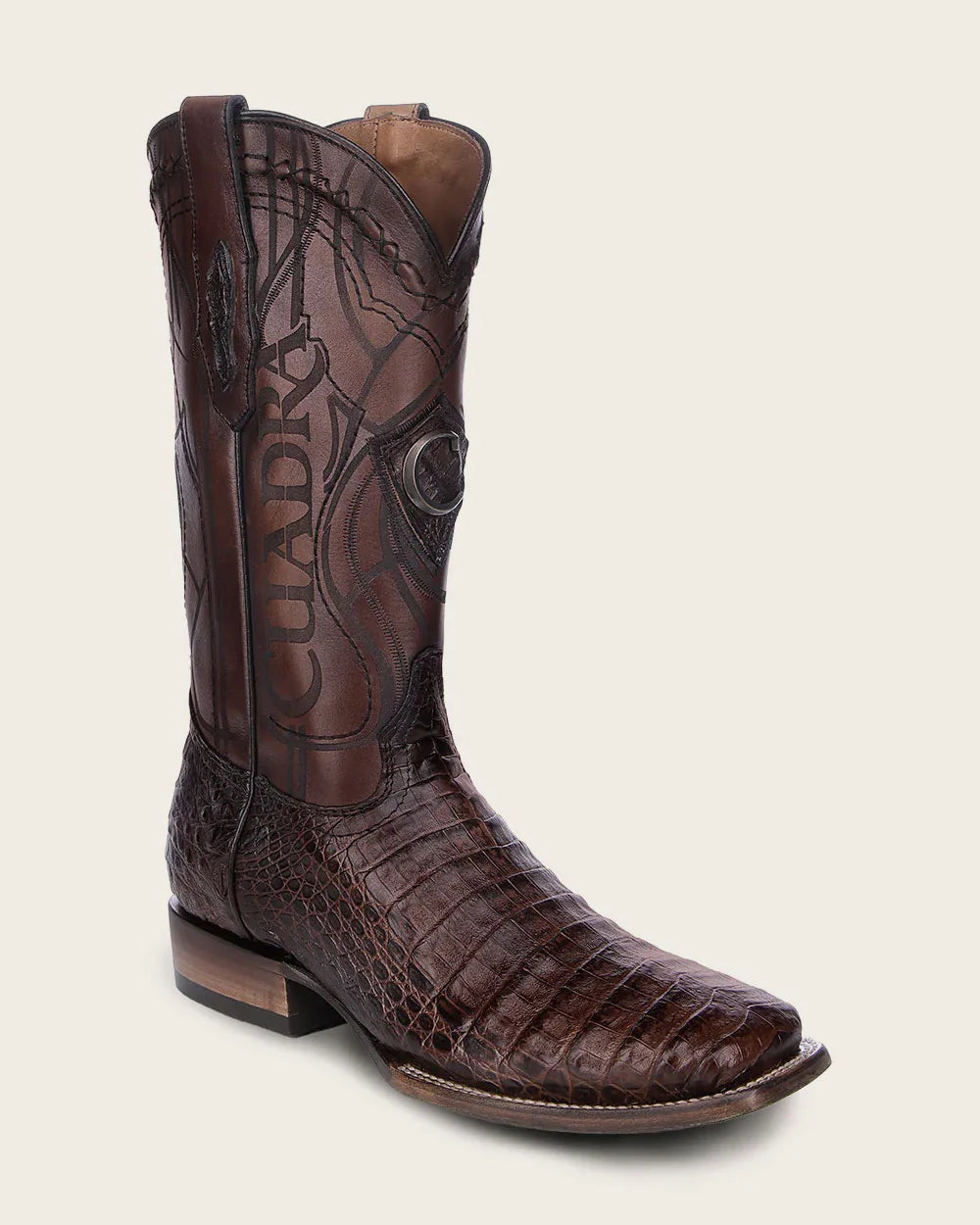 CUADRA CU456 EE MN COPPER CAIMAN LASER & EMBROIDERY SQUA TOE 3Z10FY