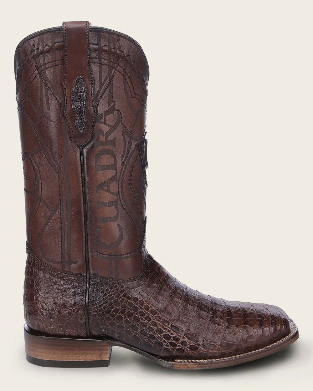 CUADRA CU456 EE MN COPPER CAIMAN LASER & EMBROIDERY SQUA TOE 3Z10FY