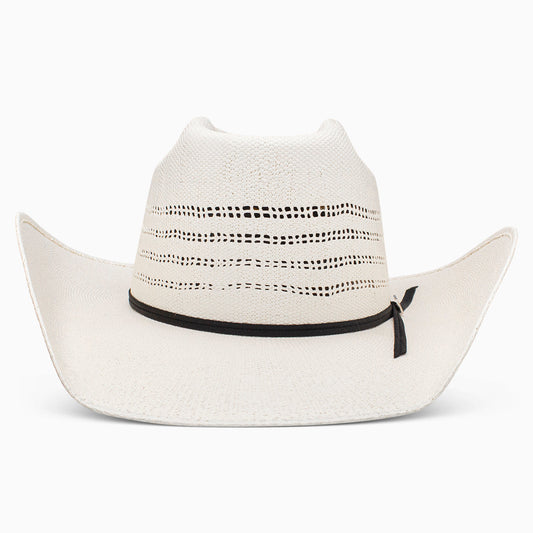 Resistol Cody Johnson Drexal natural straw cowboy hat, back view