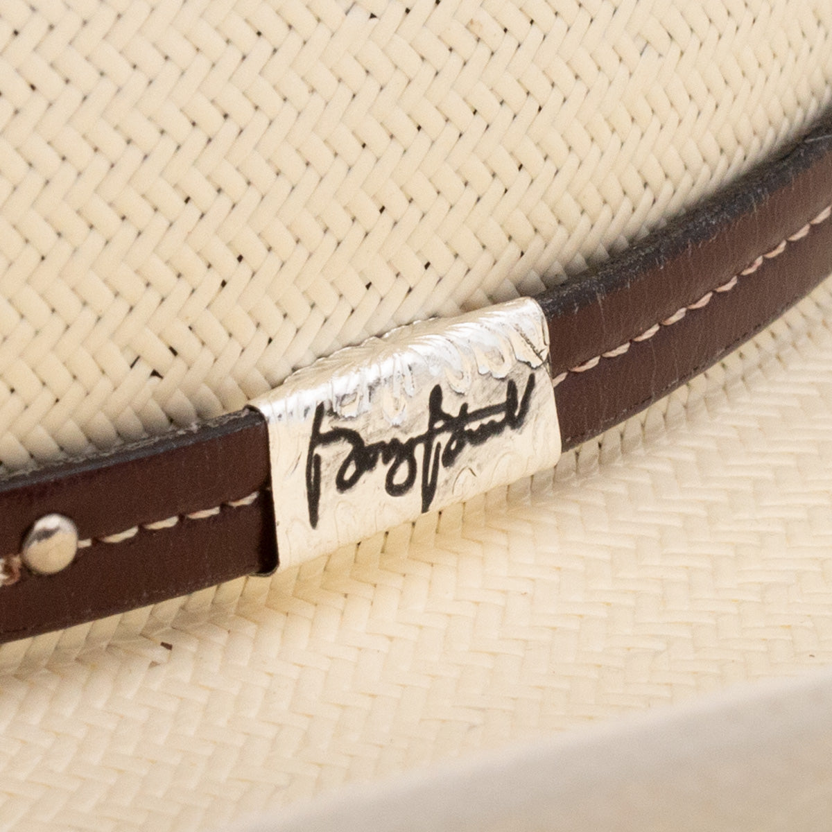 Resistol 10X Hazer straw hat, interior with Dri-Lex sweatband
