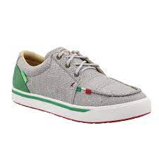 Twisted X® Men's Casual Light Grey & Multicolor Kick Shoes MCA0054