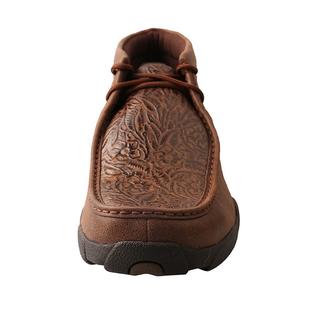 Twisted X Casual Shoes Mens Leather Driving Mocs Lace Up Brown - MDM0059