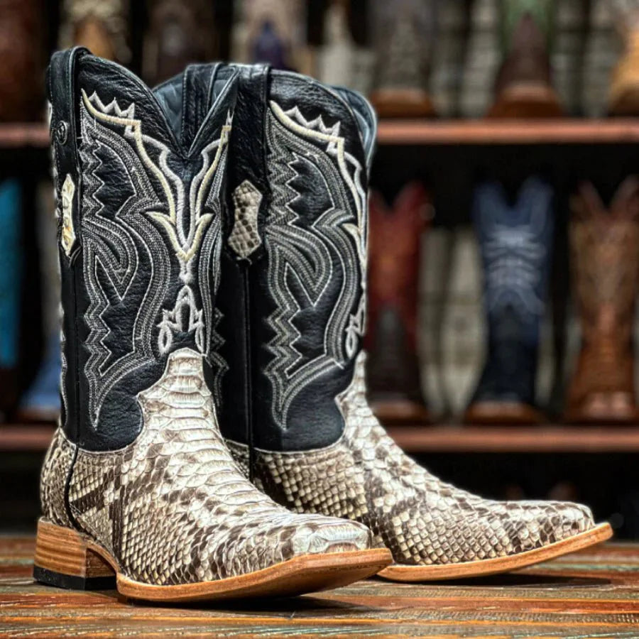 Tanner Mark Python Black Kabul Top - TMX200431