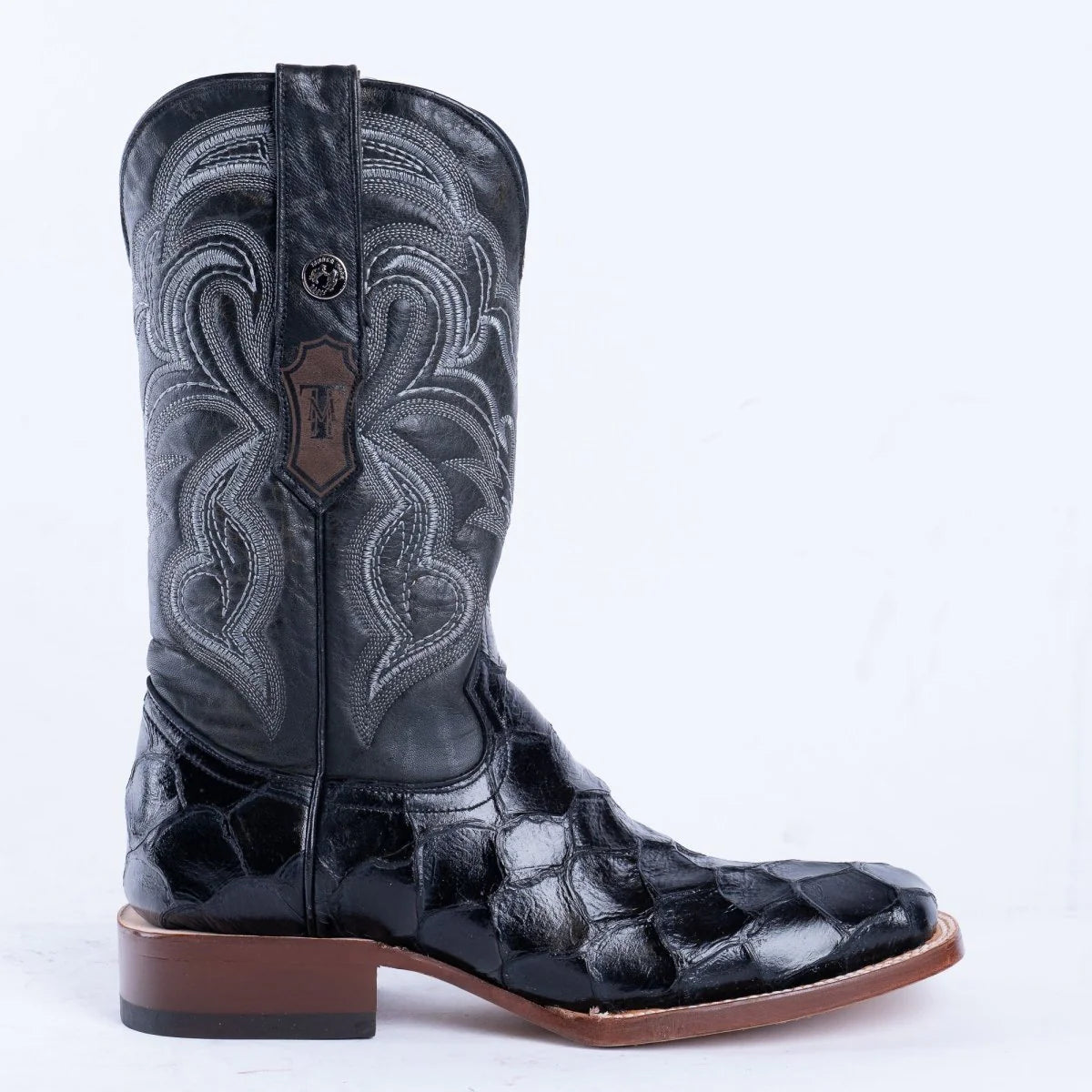 Tanner Mark Men's Print Fish Black Fango - TM201717