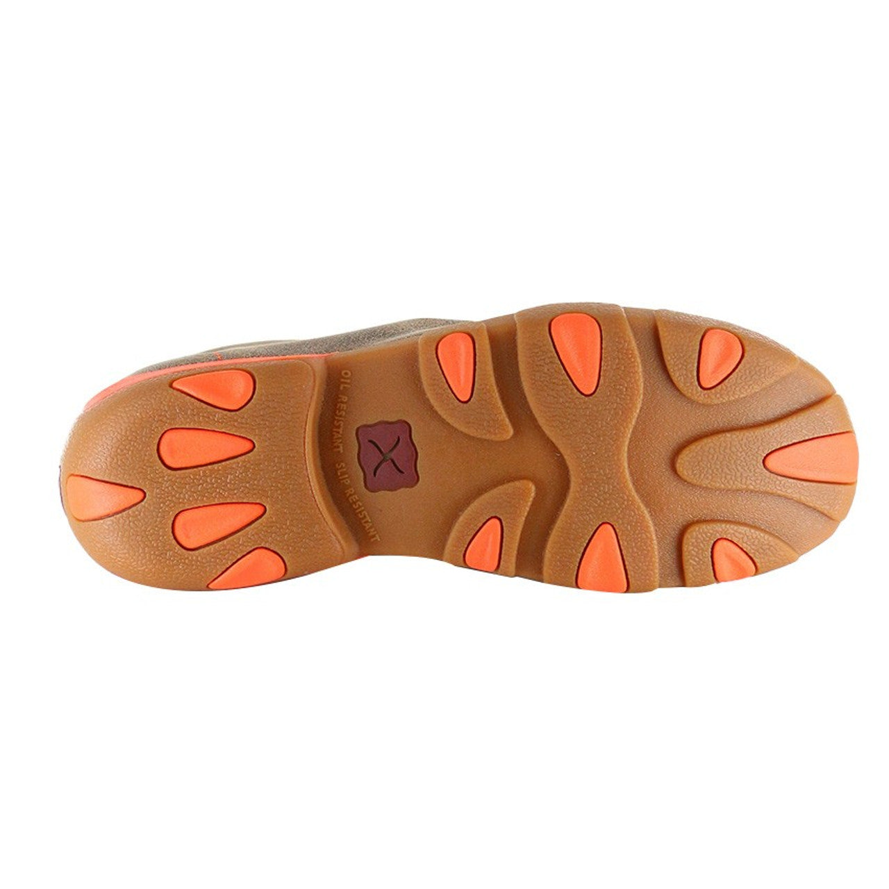 Twisted X Men's Orange Chukka Driving Moc MDM0019