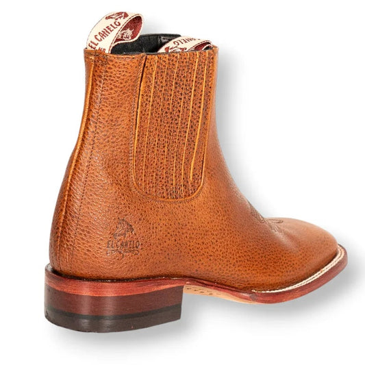 El Canelo Tan Leather Ankle Boot