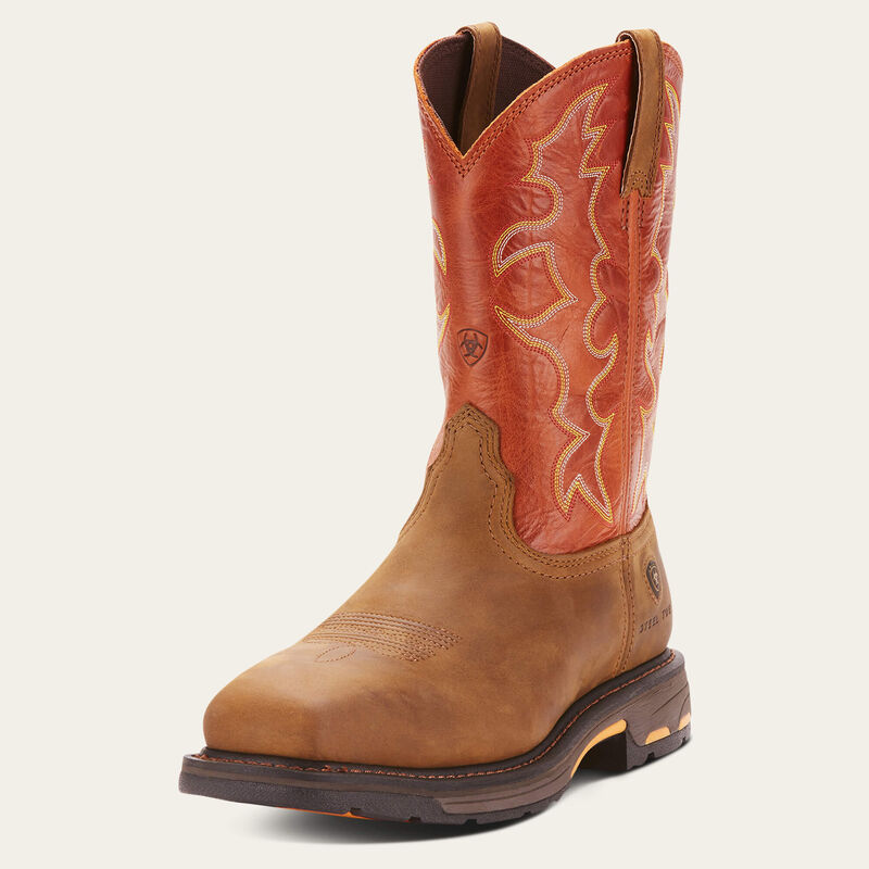 Work boots in Dallas at Teres Western Wear: Ariat WorkHog wide square toe steel toe work boot