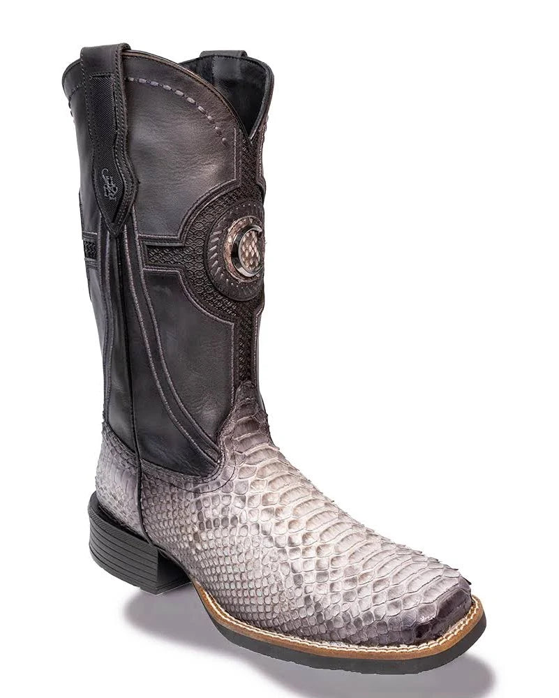 Python boots at Teres Western Wear in Dallas, TX — Cuadra CC289-L natural python western boot