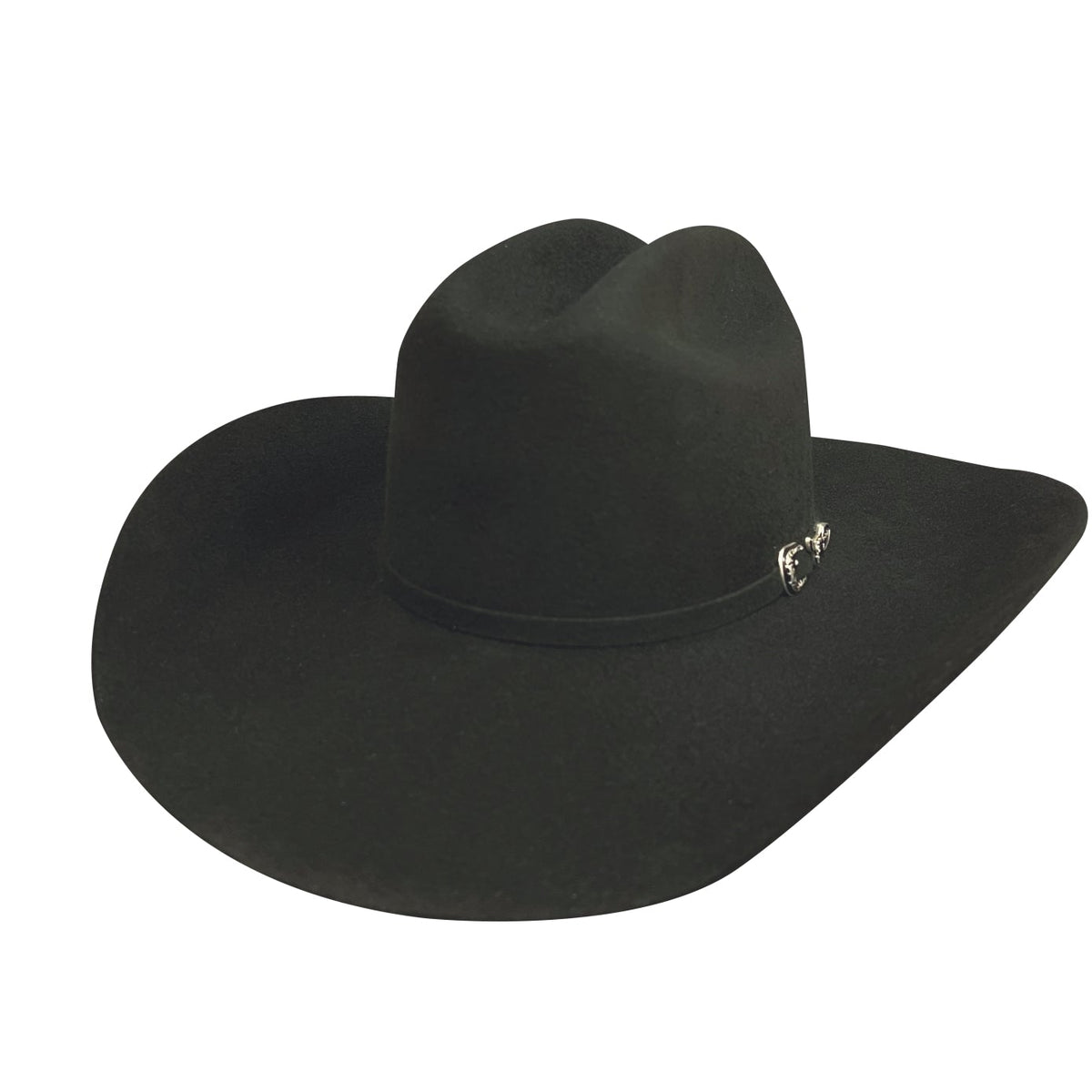Bullhide PBR Outlaw 8X black fur blend felt cowboy hat, item 0862BL