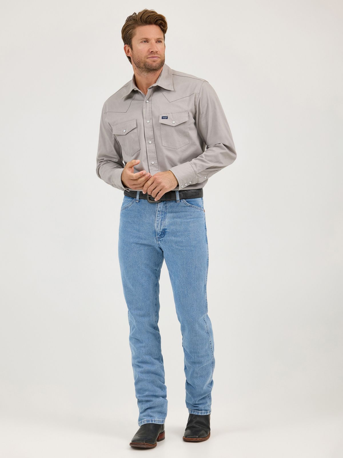 Wrangler 936ATW antique wash — side view