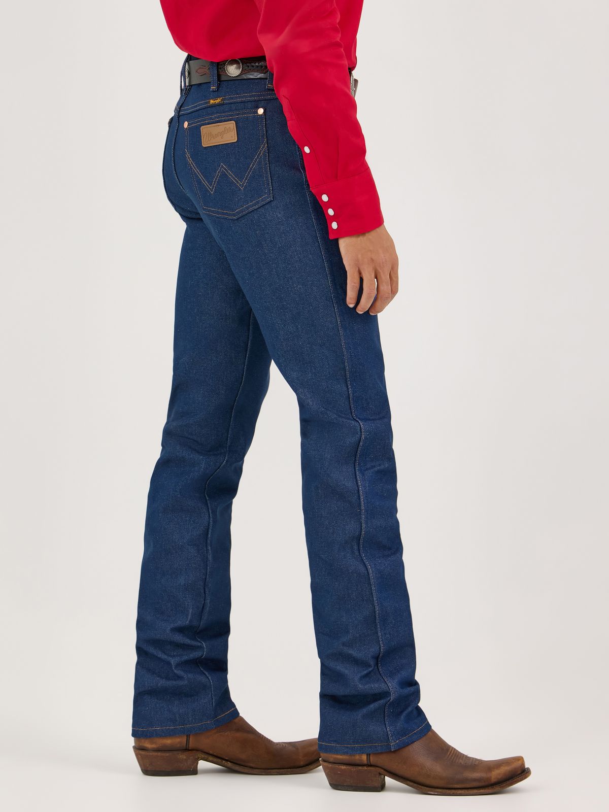 Wrangler 936DEN rigid indigo — back view