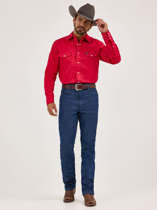 Wrangler 936DEN Cowboy Cut rigid slim fit jean in indigo