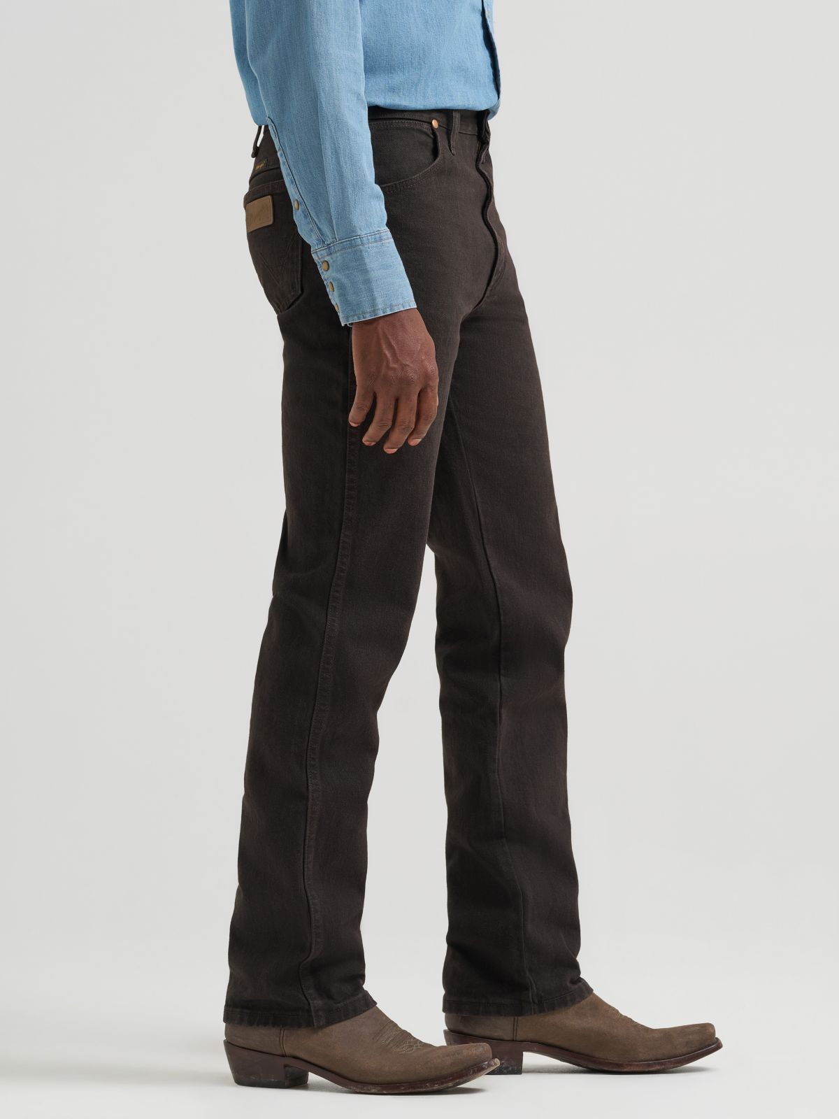 Wrangler 936KCL black chocolate — detail