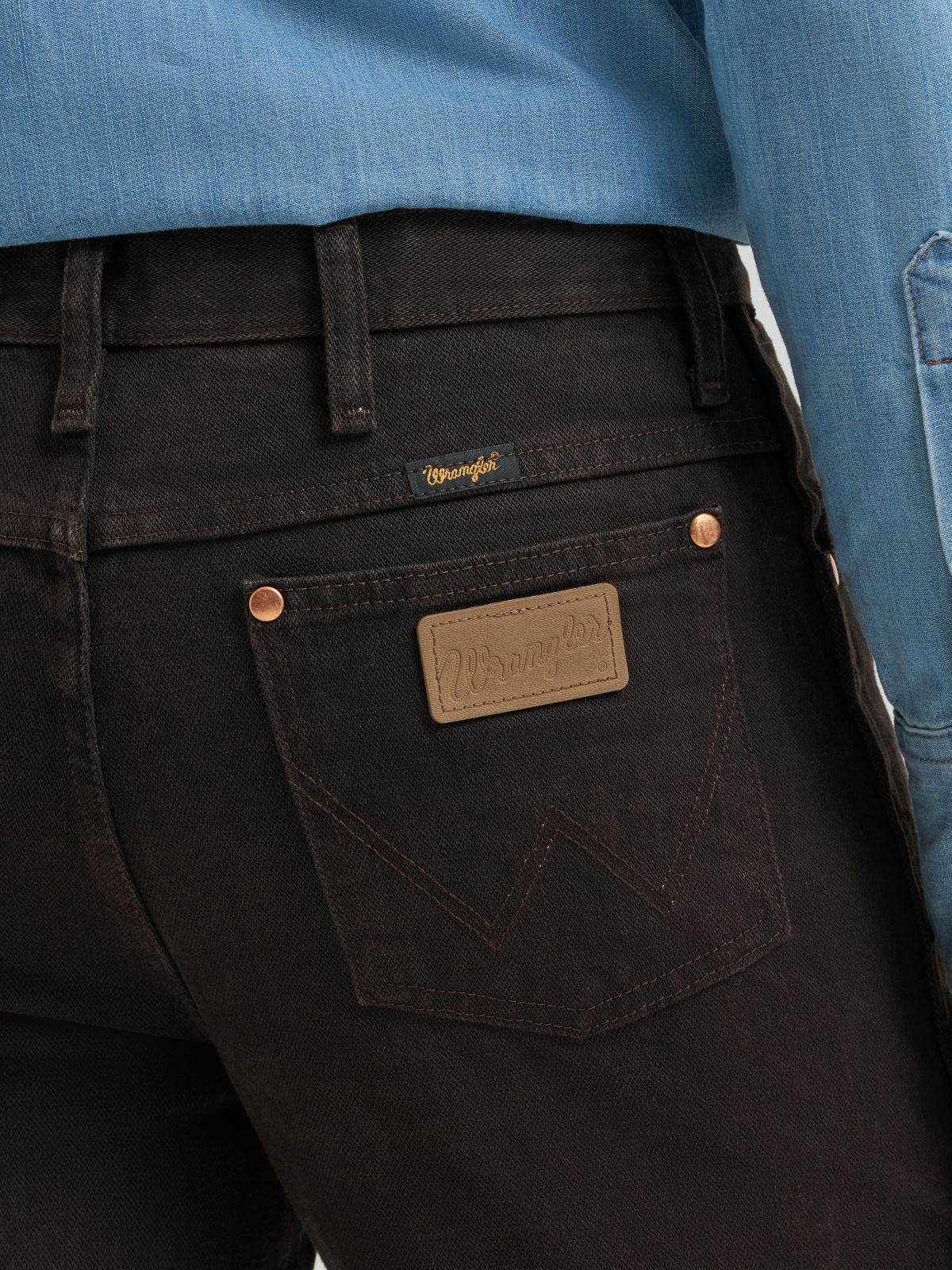 Wrangler 936KCL black chocolate — detail