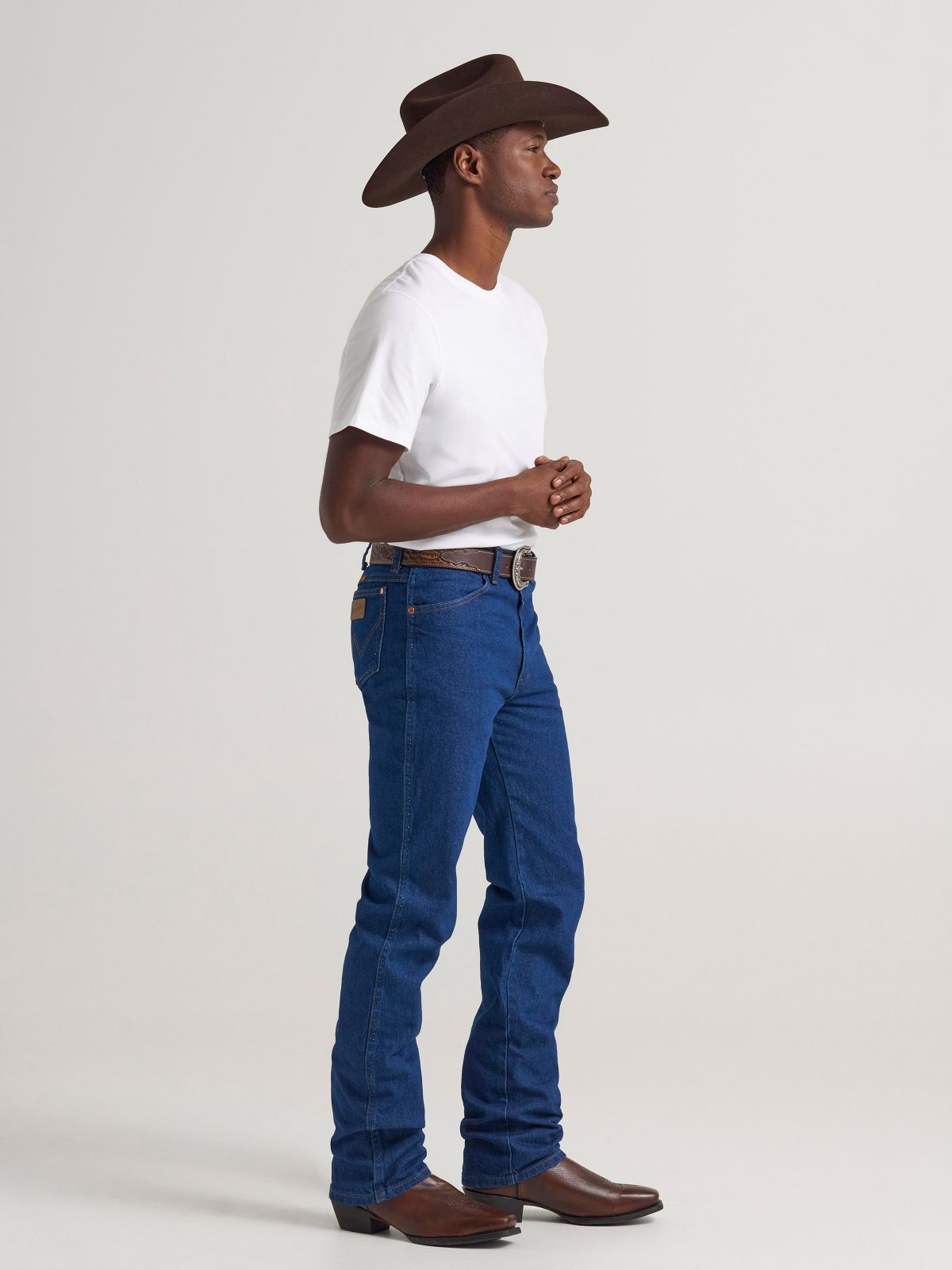 Wrangler 936PWD prewashed indigo — side view