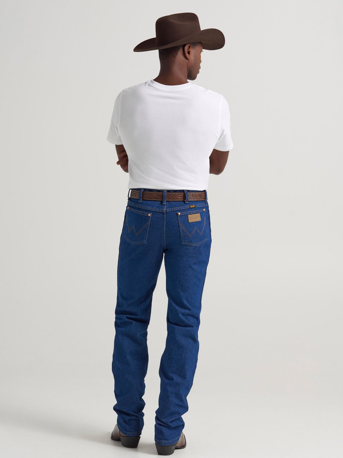 Wrangler 936PWD prewashed indigo — back view