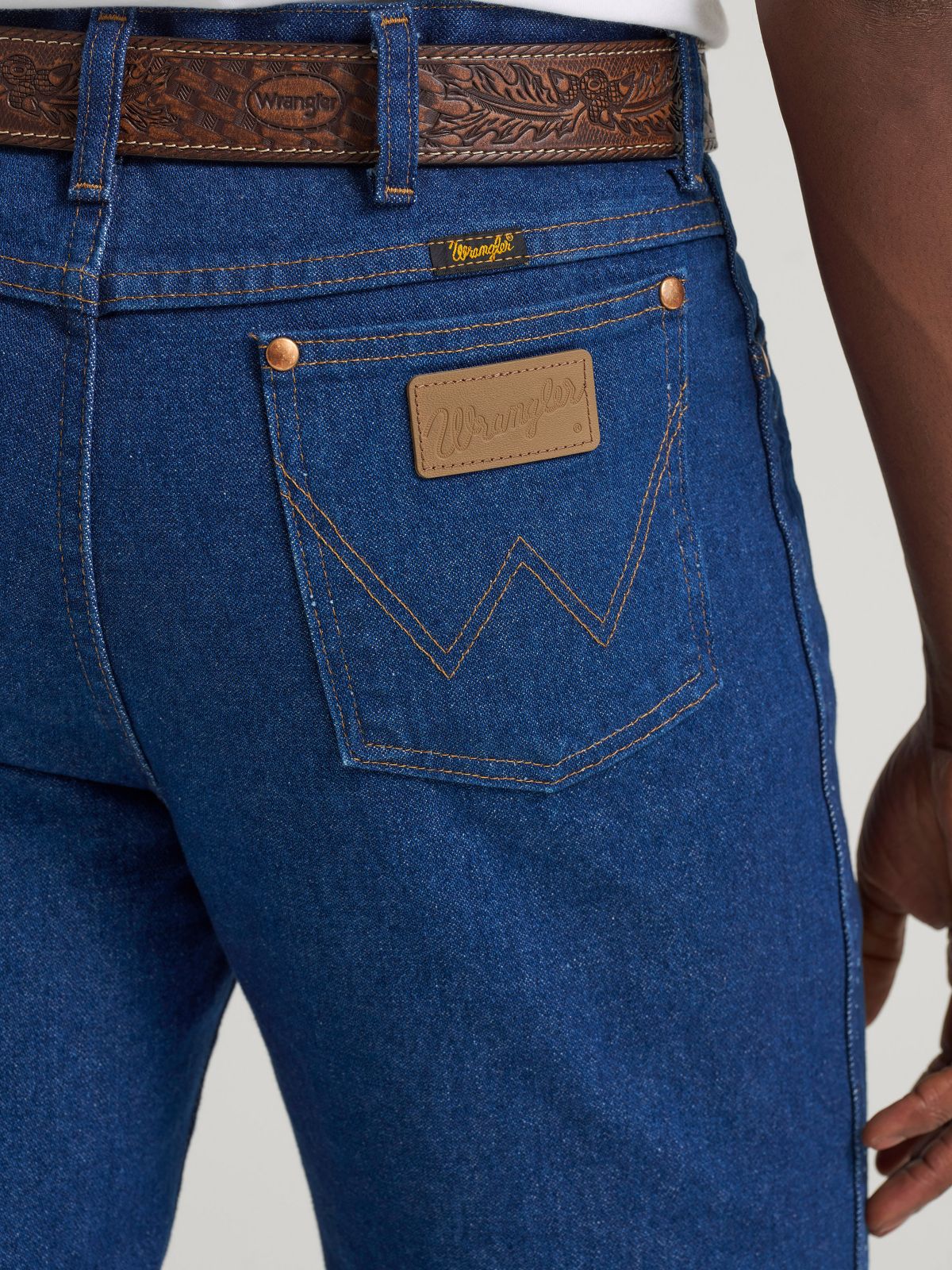 Wrangler 936PWD prewashed indigo — detail