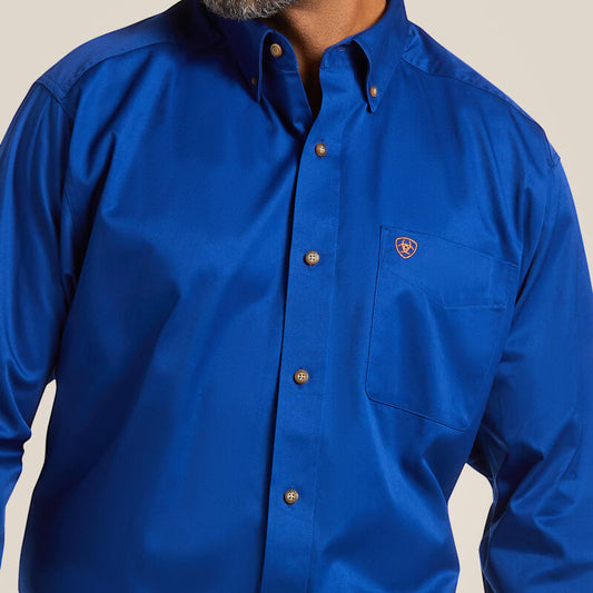 Ariat Men Solid Twill Classic Fit Shirt ULTRAMARINE Style No. 10006660