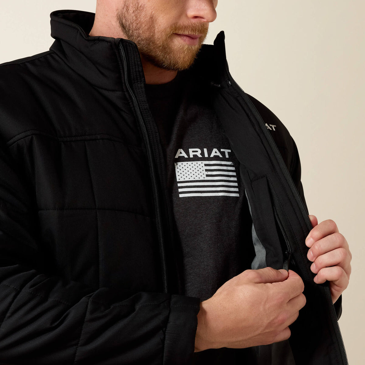 Ariat Crius Insulated Jacket 10028355 Black, detail