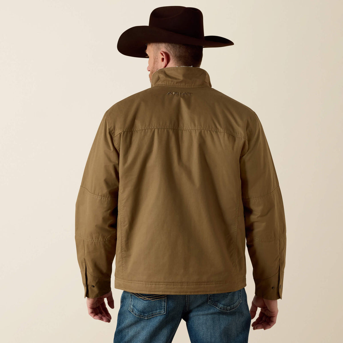 Ariat Grizzly Canvas Insulated Jacket 10028399 Cub, back view