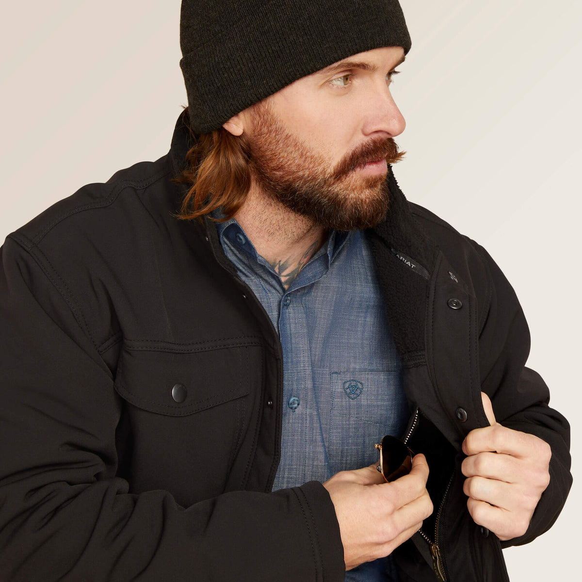 Ariat Vernon Sherpa 2.0 Jacket 10046456 Black, detail