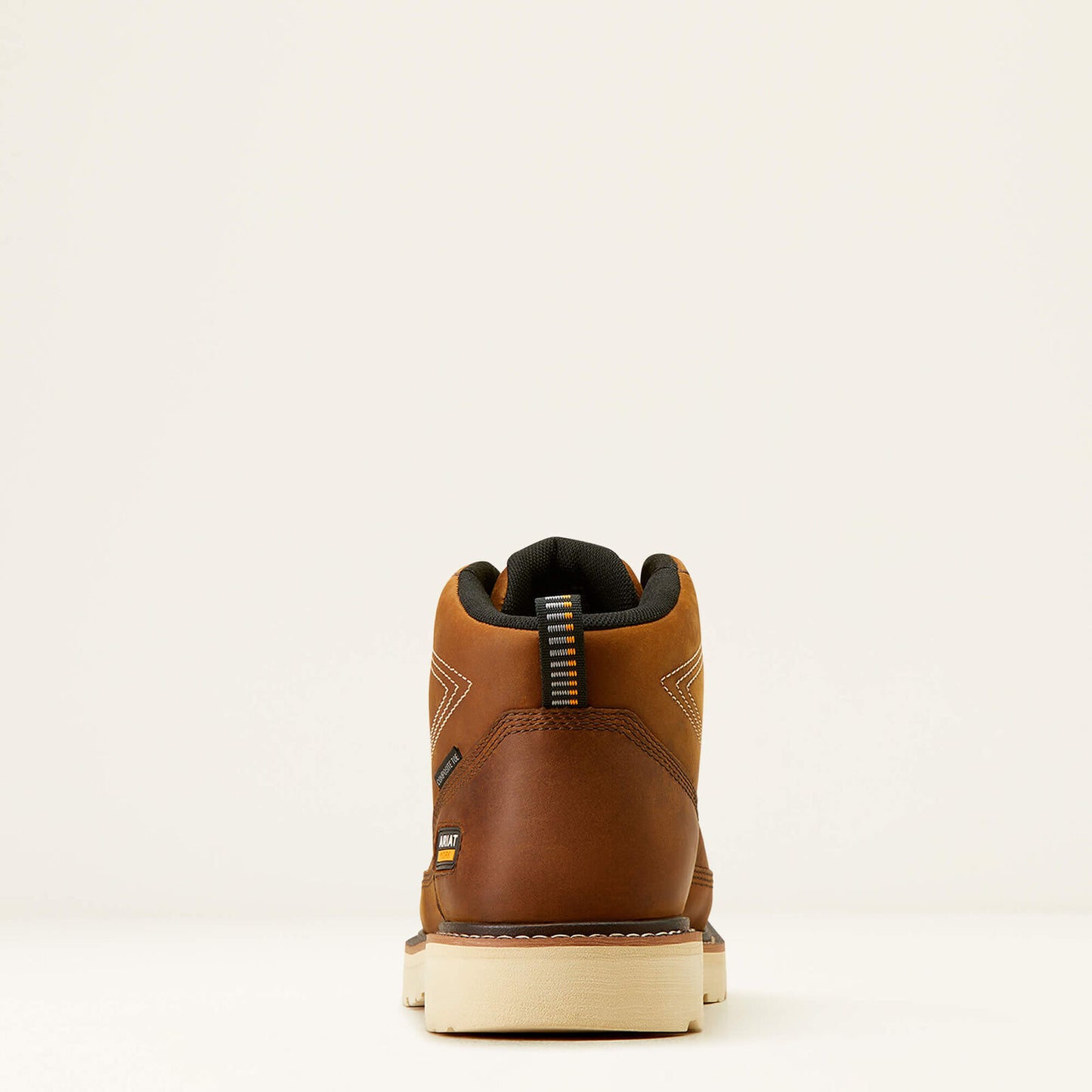 Ariat 10050837 Rebar Lift Chukka composite toe work boot heel view, available at Teres Western Wear in Dallas