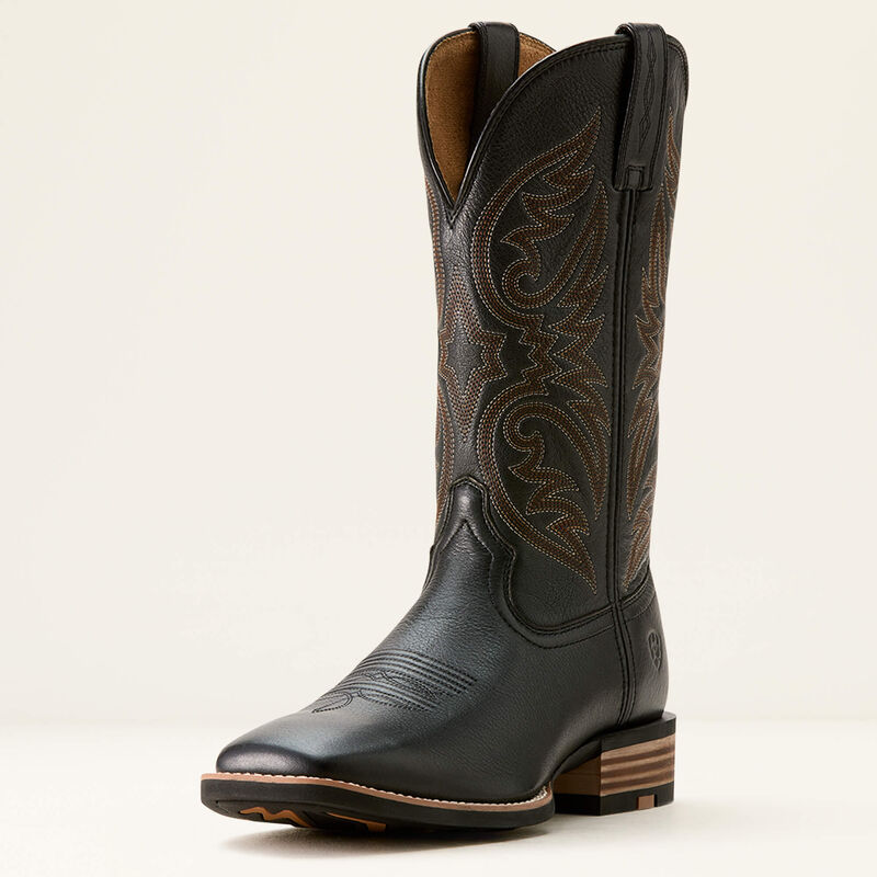 ARIAT Men's Style No. 10053631 Ricochet Cowboy Boot EE Color BLACK CARBON