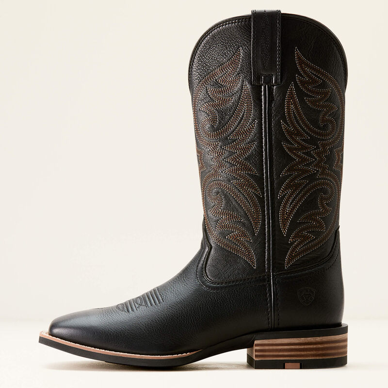 ARIAT Men's Style No. 10053631 Ricochet Cowboy Boot EE Color BLACK CARBON