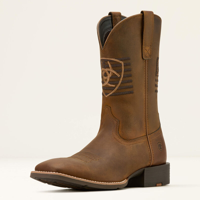 ARIAT Sport Freedom Wide Square Toe Cowboy Boot 10061326