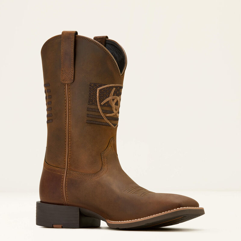 ARIAT Sport Freedom Wide Square Toe Cowboy Boot 10061326