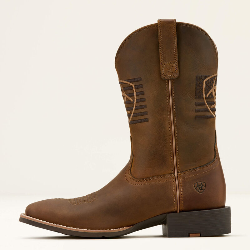 ARIAT Sport Freedom Wide Square Toe Cowboy Boot 10061326