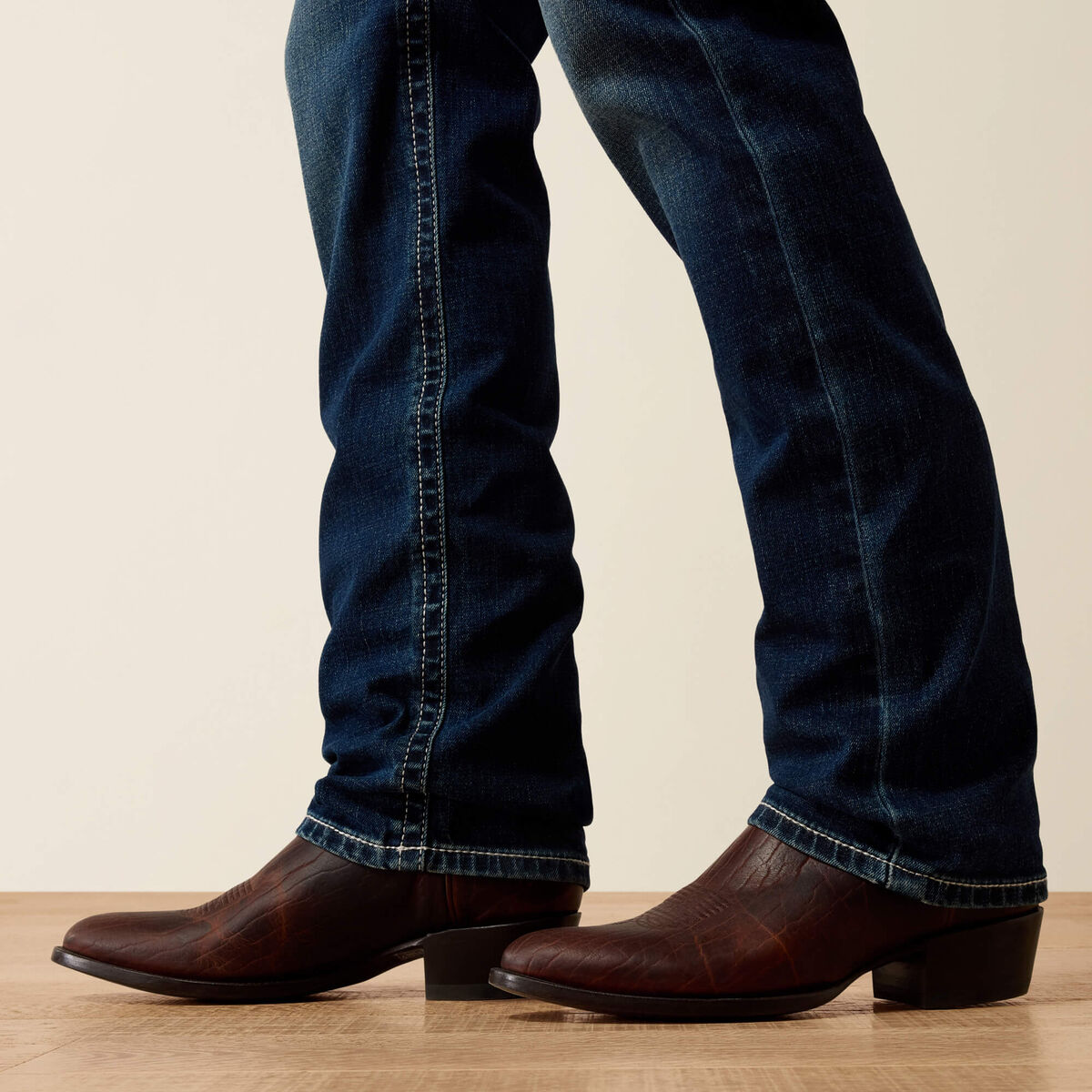 Ariat M7 Slim Christopher men's straight leg jean in James wash, view 6