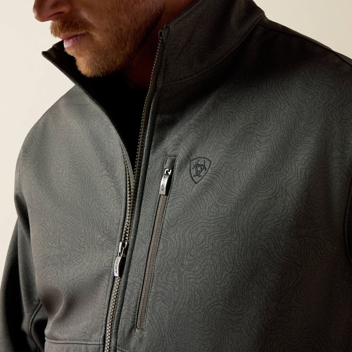 Ariat Logo Softshell Jacket 10079579 Beluga, detail